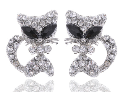 Kitten Cat Animal Stud Earrings