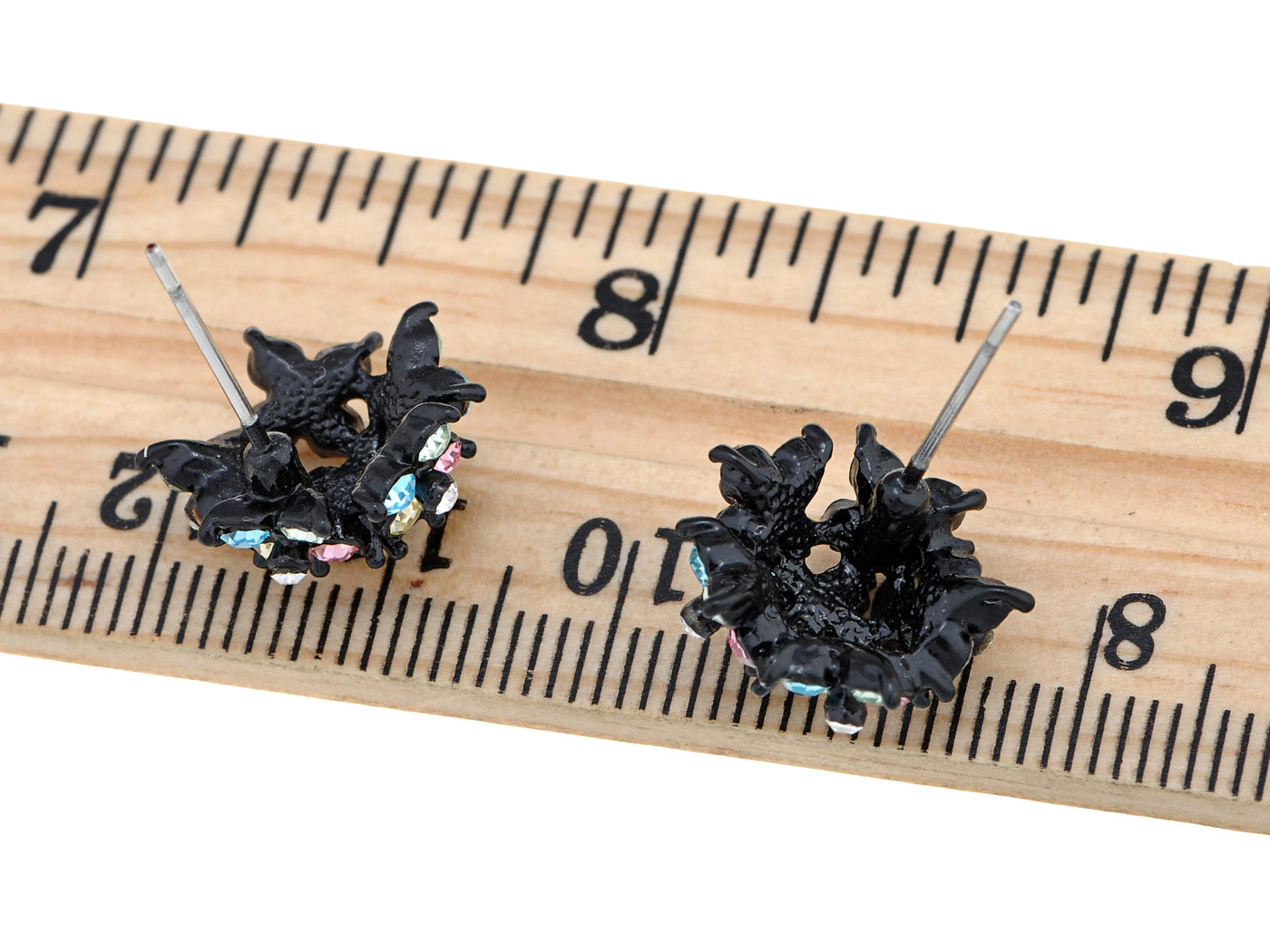 Multicoloured Cluster Hive Explosion Burst Element Earrings