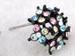 Multicoloured Cluster Hive Explosion Burst Element Earrings