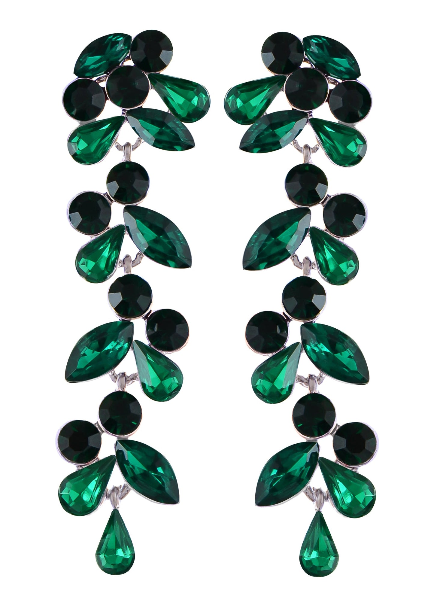 Drop Leaf Earrings Wedding Special Occasion Bridal