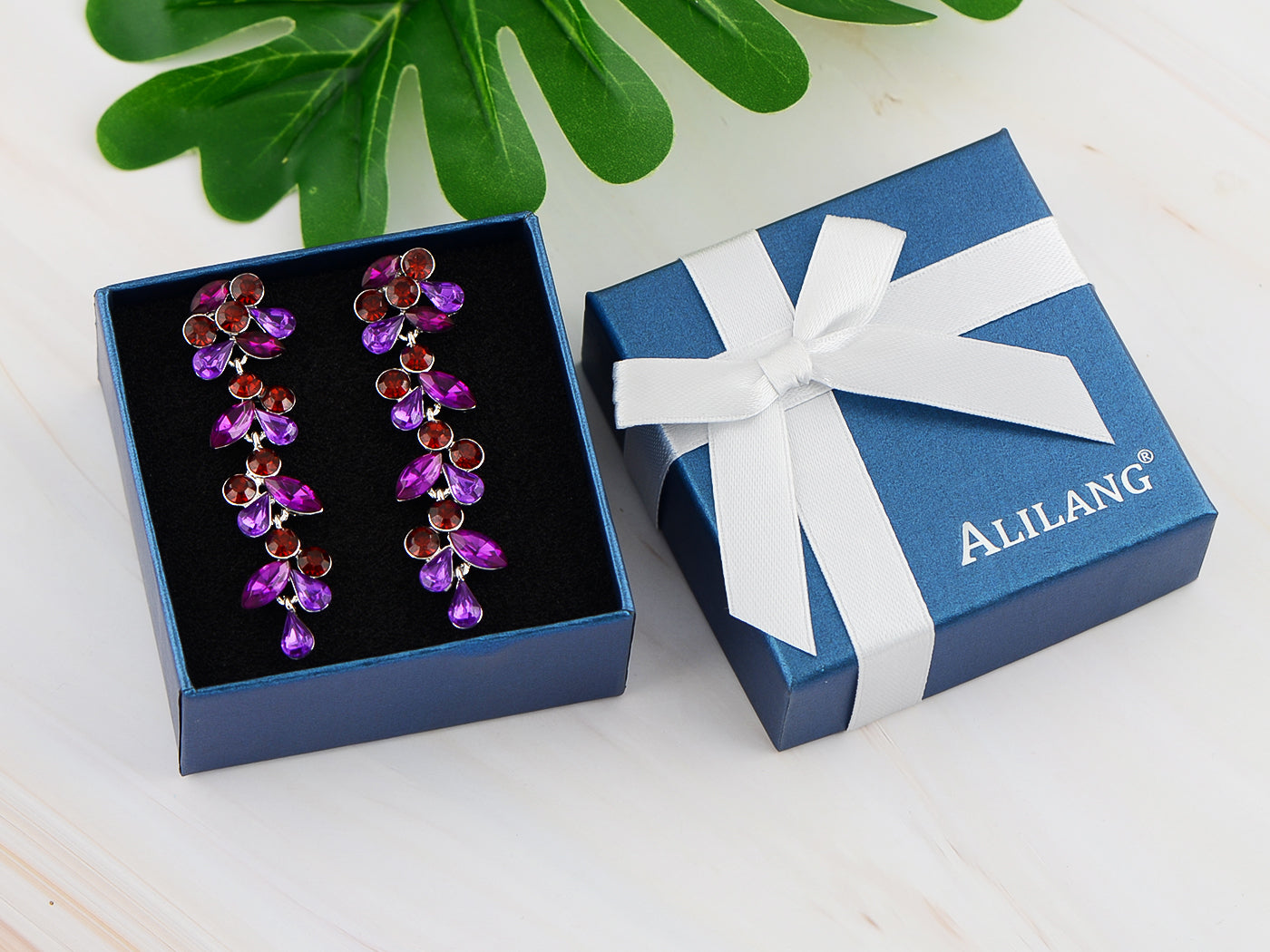 Drop Leaf Earrings Wedding Special Occasion Bridal