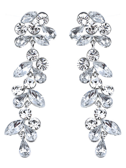 Drop Leaf Earrings Wedding Special Occasion Bridal