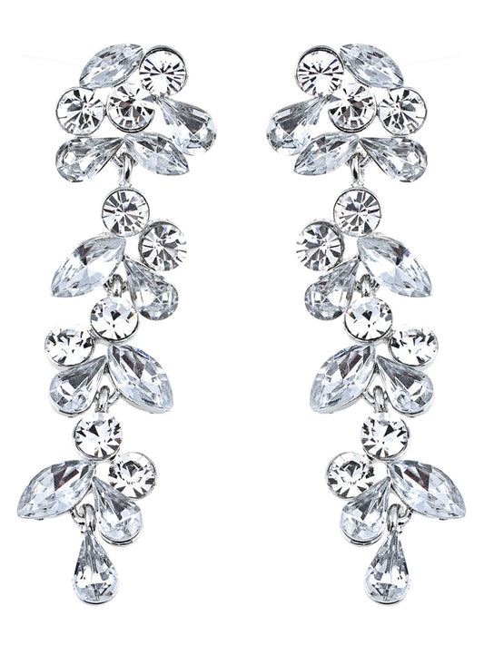 Drop Leaf Earrings Wedding Special Occasion Bridal