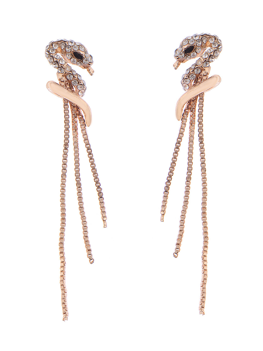 Snake Chains Dangle Drop Earrings