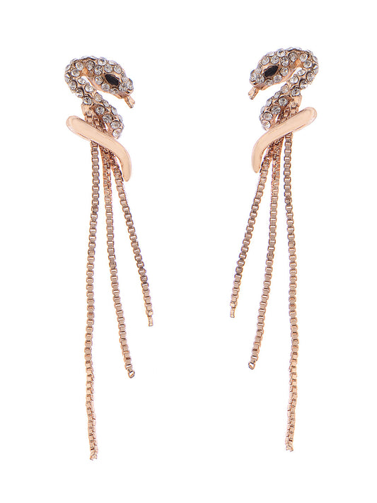 Snake Chains Dangle Drop Earrings