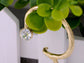 Mini Peacock Encrusted Tail Earring Ear Cuff
