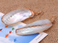 Seashell Half Shells Ocean Inspo Design Drop Earrings
