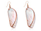 Seashell Half Shells Ocean Inspo Design Drop Earrings