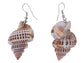 Multicolor Accent Ocean Seashell Couch Mermaid Sea Witch Drop Dangle Earrings