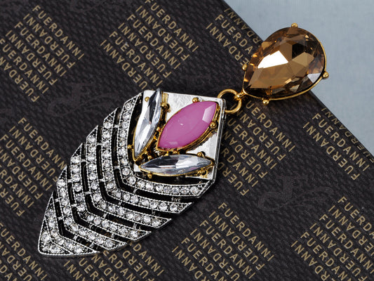 Women Pear Shape Earrings Dangle Teardrop Chandelier Bridal Earring For Wedding