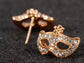 Masquerade Accented Earrings