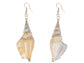 Multicolor Accent Ocean Seashell Couch Mermaid Sea Witch Drop Dangle Earrings