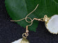 Seashell Half Shells Ocean Inspo Design Drop Earrings