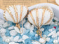 Seashell Half Shells Ocean Inspo Design Drop Earrings
