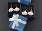 Seashell Half Shells Ocean Inspo Design Drop Earrings