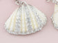 Seashell Half Shells Ocean Inspo Design Drop Earrings
