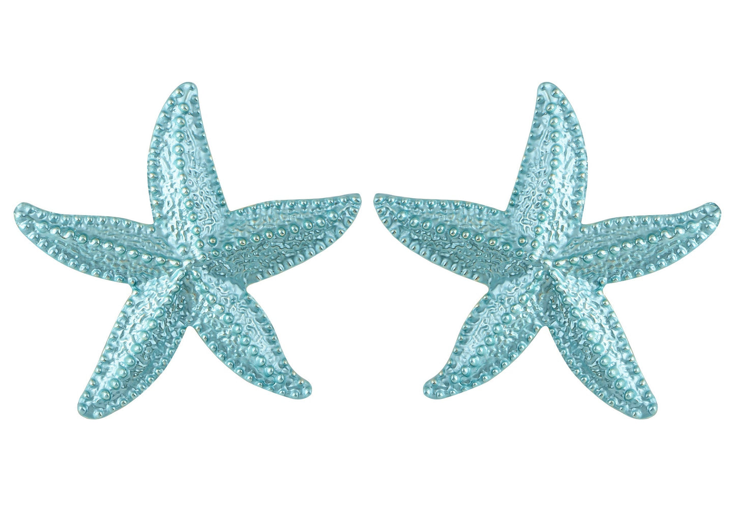 Alilang Women's Starfish Textured Stud Earrings Nautical Jewelry Gifts for Women and Teen Girls