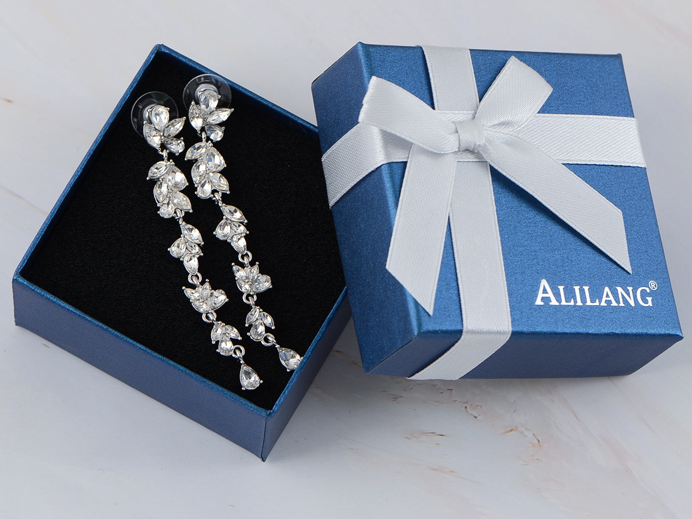 Drop Leaf Earrings Wedding Special Occasion Bridal