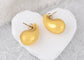 18K Gold Plated Teardrop Chunky Earrings Waterdrop Earrings Lightweight Dupes Earrings