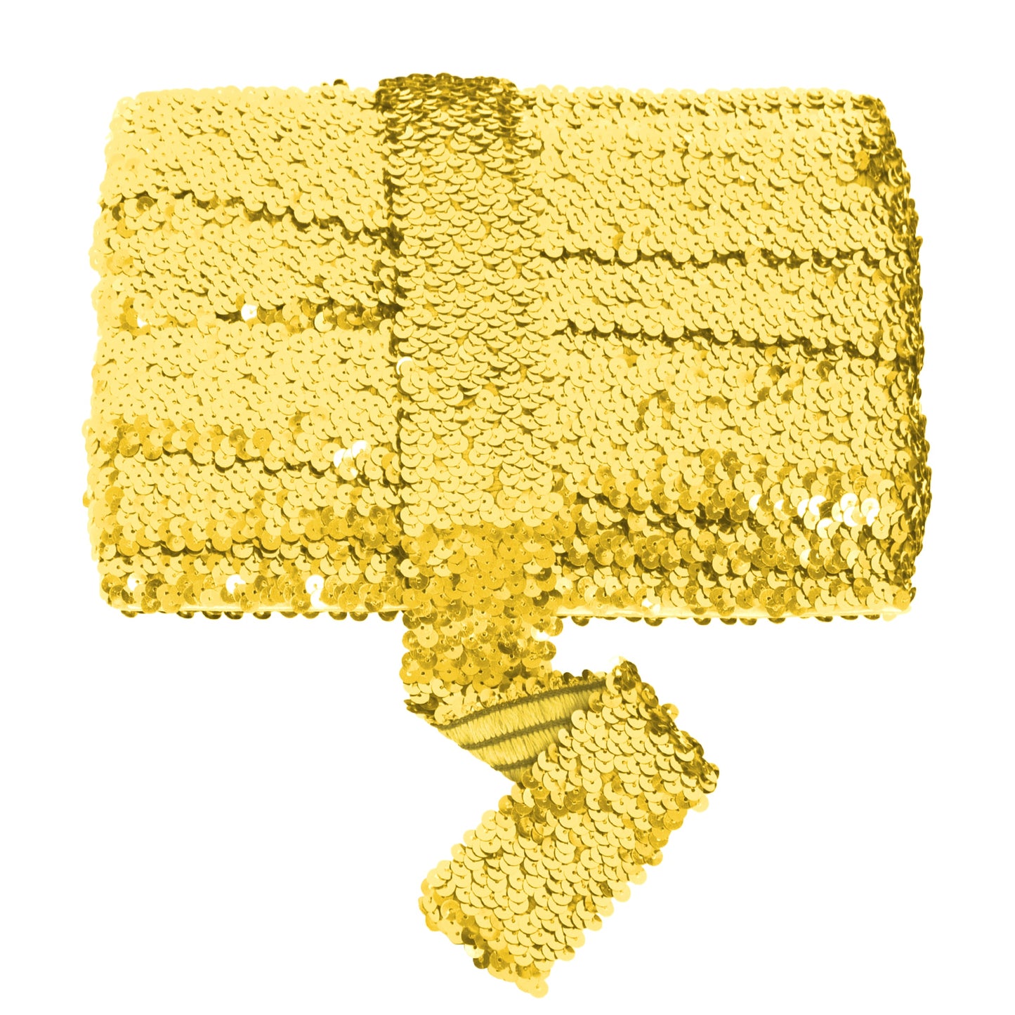 Elastic Sequin Trim, 1.9 Inch 5 Row Flat Glitter Paillette Sequin Ribbon, Bling Fabric DIY Metallic Stretch Sequin Strip, 11 Yards