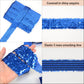 Elastic Sequin Trim, 1.9 Inch 5 Row Flat Glitter Paillette Sequin Ribbon, Bling Fabric DIY Metallic Stretch Sequin Strip, 11 Yards
