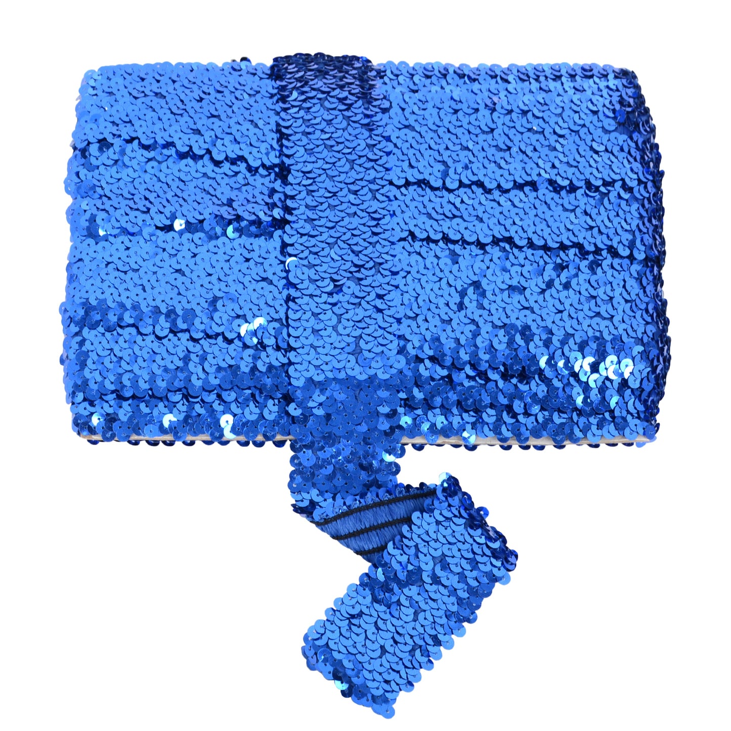 Elastic Sequin Trim, 1.9 Inch 5 Row Flat Glitter Paillette Sequin Ribbon, Bling Fabric DIY Metallic Stretch Sequin Strip, 11 Yards