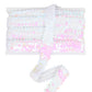 Elastic Sequin Trim, 1.2 Inch 3 Row Flat Glitter Paillette Sequin Ribbon, Metallic Stretch Sequin Strip Sewing DIY Craft, 5 Yards