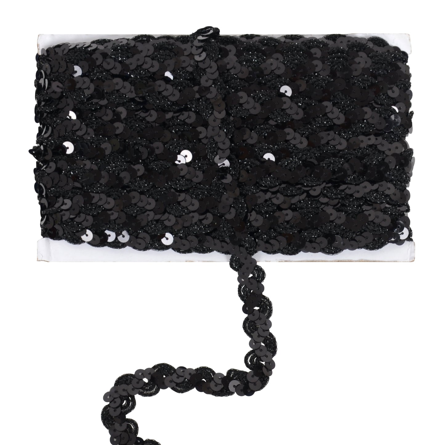 Sequin Braid Trim, 0.6 Inch Wave Sequin Strip, Glitter Metallic Paillette Sequin Ribbon, DIY Sewing Embellishment, 27 Yards