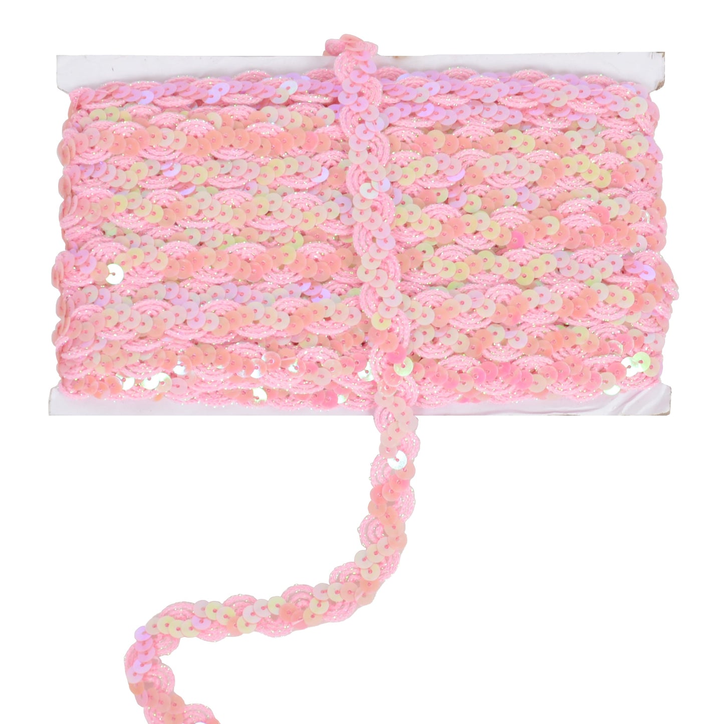 Sequin Braid Trim, 0.6 Inch Wave Sequin Strip, Glitter Metallic Paillette Sequin Ribbon, DIY Sewing Embellishment, 27 Yards