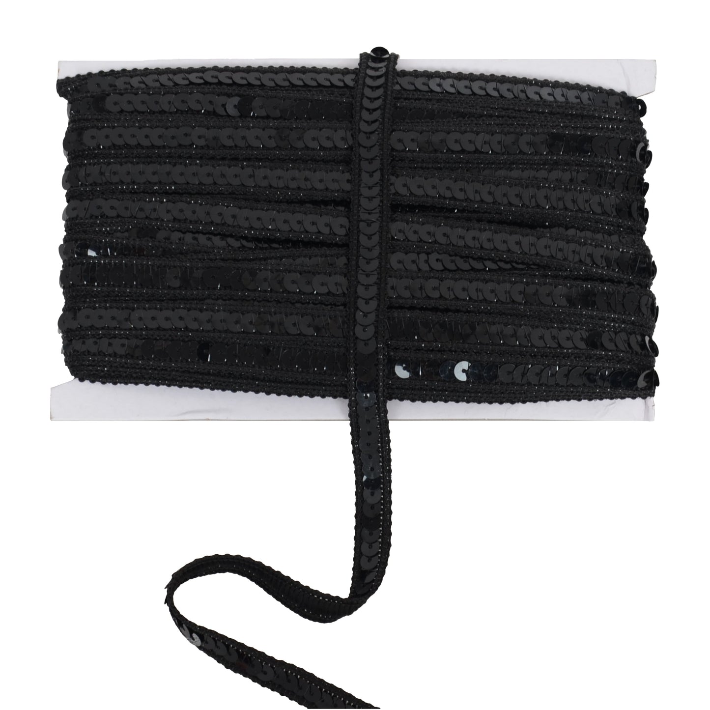 Sequin Trim, 0.5 Inch Flat Glitter Sequin Ribbon, Sparkle Metallic Sequin Strip, Bling Fabric DIY Sewing Embellishment, 27 Yards