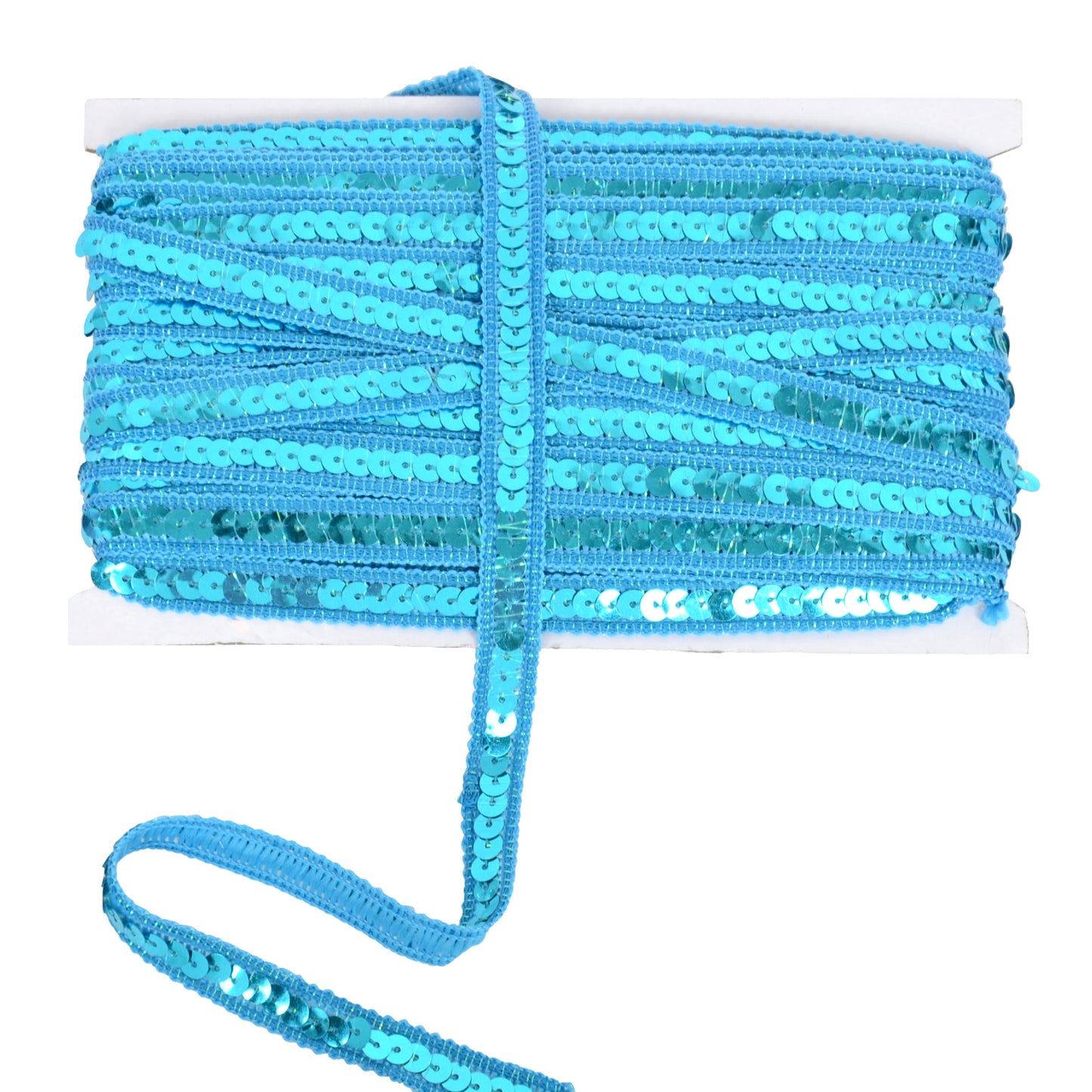 Sequin Trim, 0.5 Inch Flat Glitter Sequin Ribbon, Sparkle Metallic Sequin Strip, Bling Fabric DIY Sewing Embellishment, 27 Yards