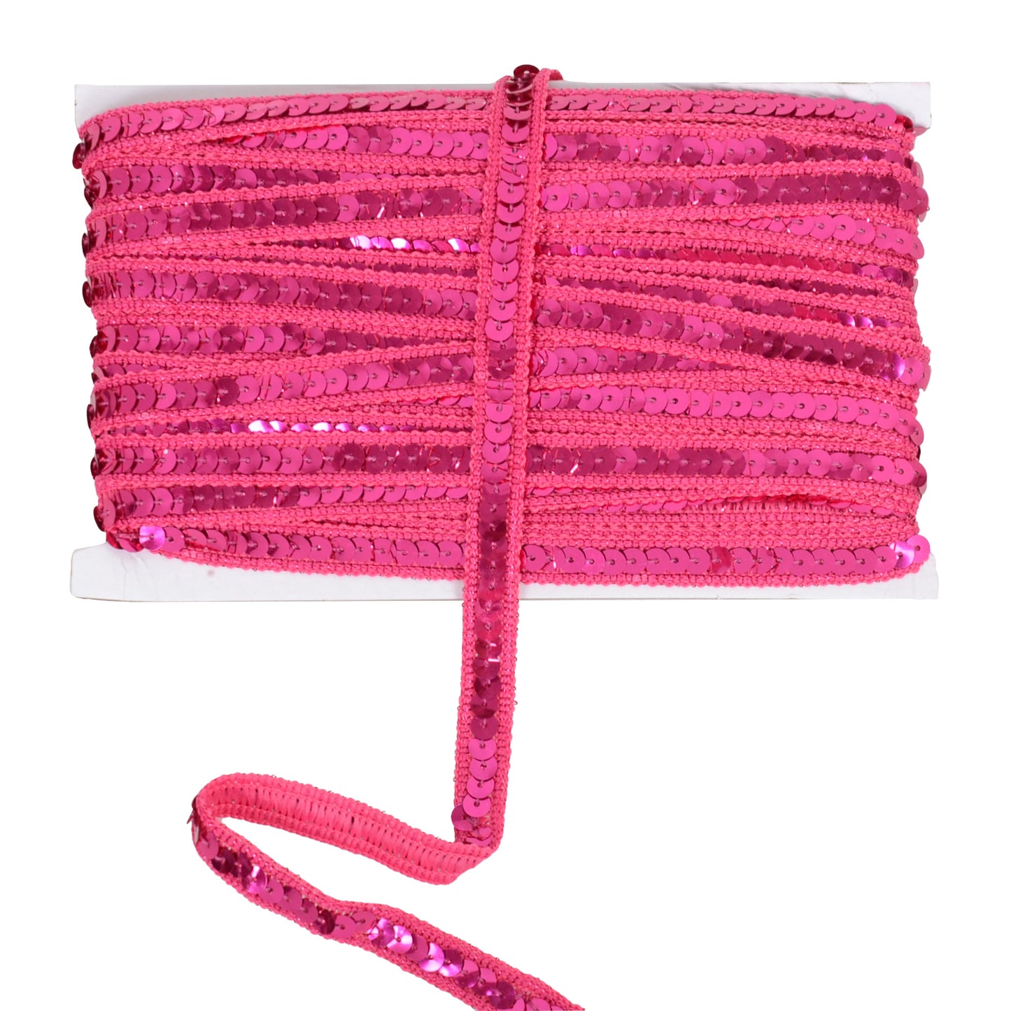 Sequin Trim, 0.5 Inch Flat Glitter Sequin Ribbon, Sparkle Metallic Sequin Strip, Bling Fabric DIY Sewing Embellishment, 27 Yards