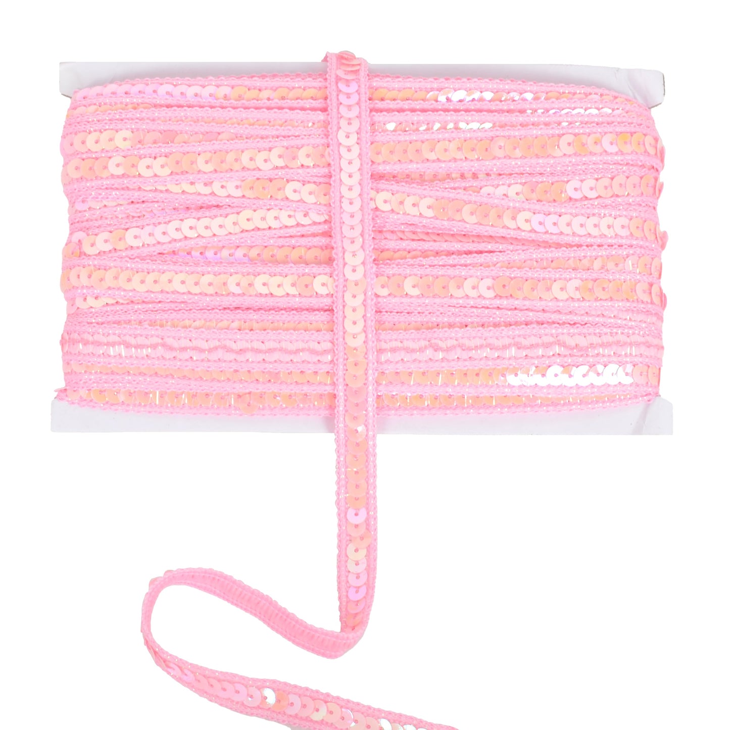 Sequin Trim, 0.5 Inch Flat Glitter Sequin Ribbon, Sparkle Metallic Sequin Strip, Bling Fabric DIY Sewing Embellishment, 27 Yards