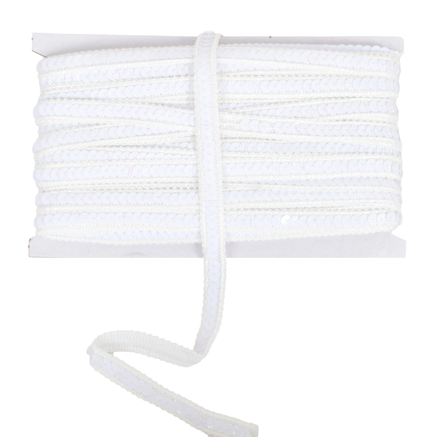 Sequin Trim, 0.5 Inch Flat Glitter Sequin Ribbon, Sparkle Metallic Sequin Strip, Bling Fabric DIY Sewing Embellishment, 27 Yards