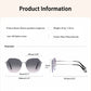 Women's Stylish Hexagonal Rimless Gradient Sunglasses for Fashion