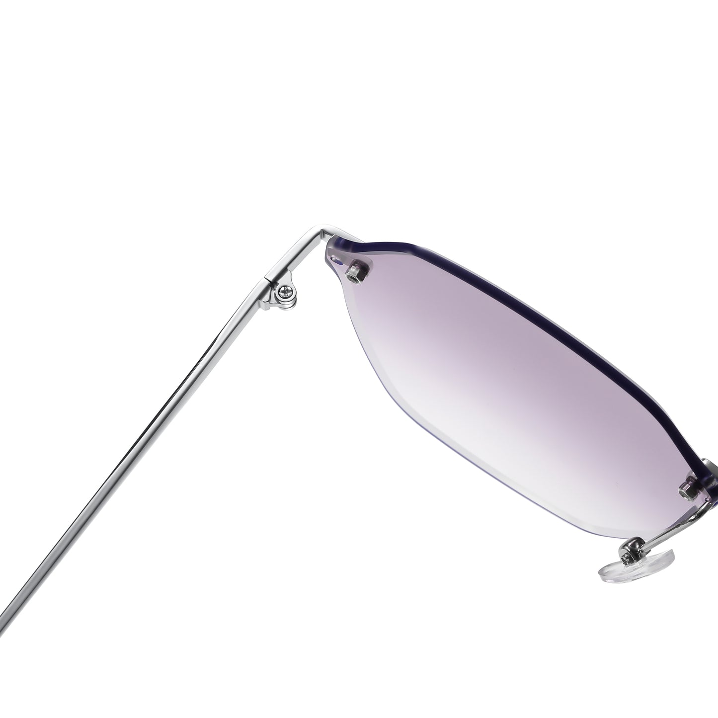 Women's Stylish Hexagonal Rimless Gradient Sunglasses for Fashion