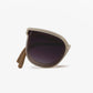 Unisex Classic Round Sunglasses with Matte Black Frame and UV400 Dark Lenses Lightweight Design