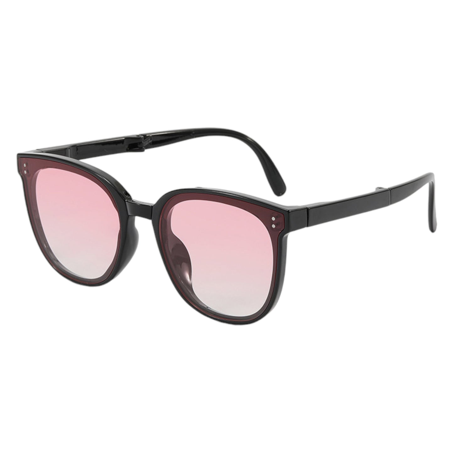 Unisex Classic Round Sunglasses with Matte Black Frame and UV400 Dark Lenses Lightweight Design
