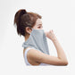 Women's Lightweight Face Cover Scarf with Ear Loops
