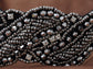 Beaded Headband Gun Flapper Hairband Grey