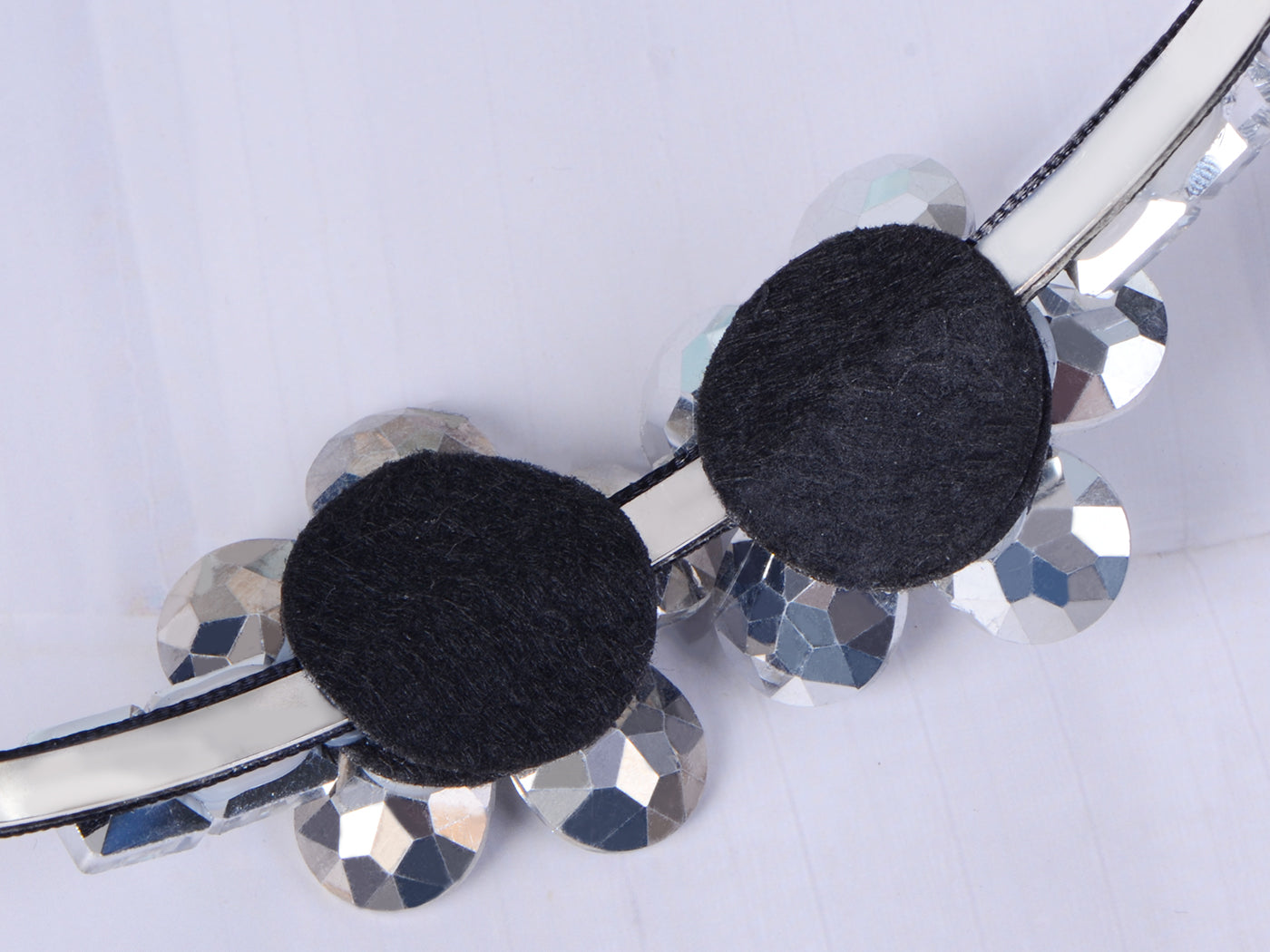 Decorative Vintage Diamond Jeweled Butterfly Hair Piece Headband ()