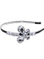 Decorative Vintage Diamond Jeweled Butterfly Hair Piece Headband ()
