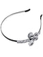 Decorative Vintage Diamond Jeweled Butterfly Hair Piece Headband ()