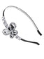 Decorative Vintage Diamond Jeweled Butterfly Hair Piece Headband ()