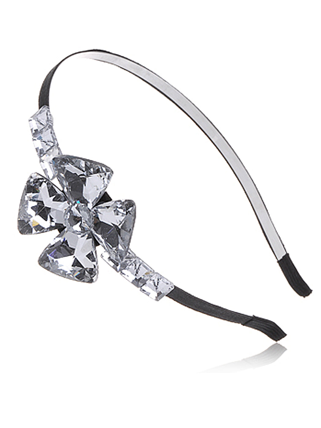 Decorative Vintage Diamond Jeweled Butterfly Hair Piece Headband ()