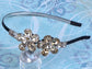 Decorative Vintage Diamond Jeweled Butterfly Hair Piece Headband ()