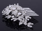 Flowers And Leaves Cluster Hair Comb