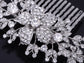 Flowers And Leaves Cluster Hair Comb