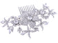 Flowers And Leaves Cluster Hair Comb
