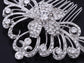 Flowers And Leaves Cluster Hair Comb